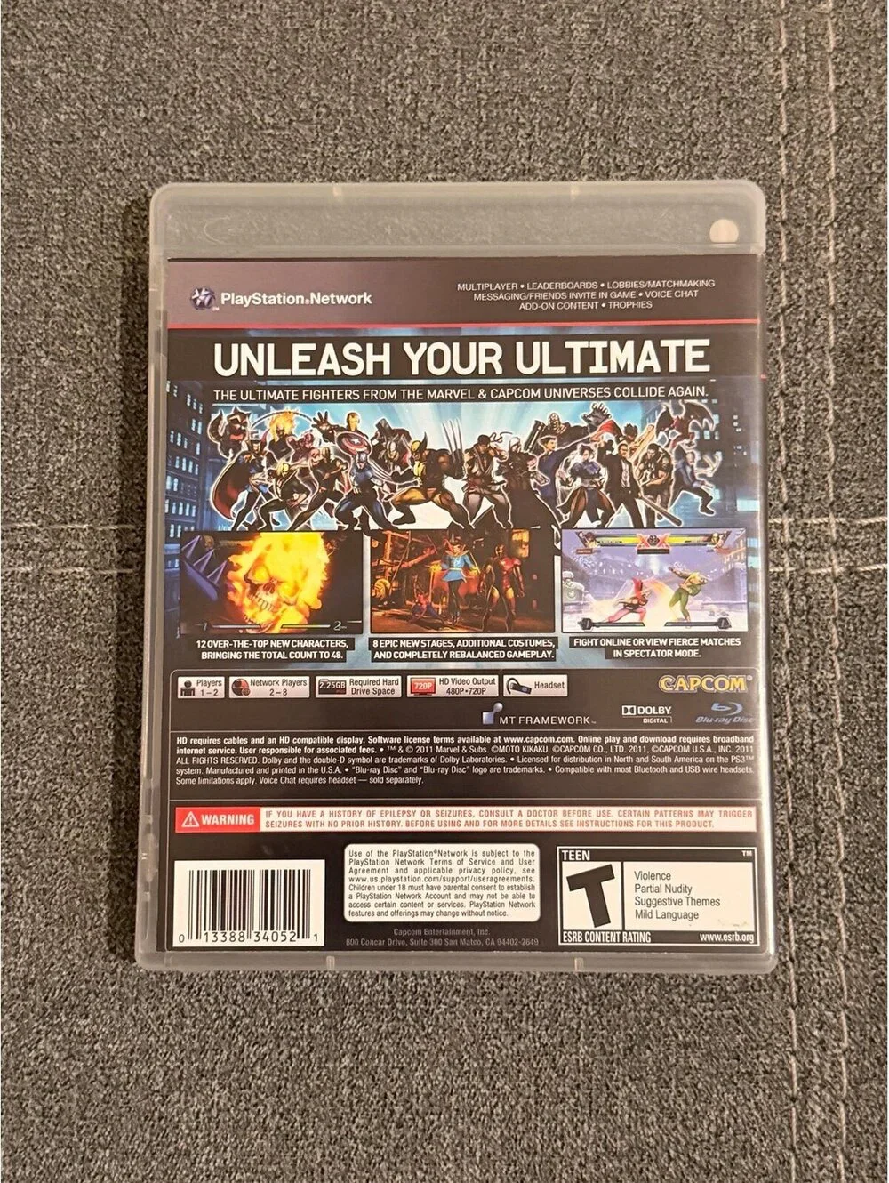 Ultimate Marvel vs Capcom 3 for PlayStation 3